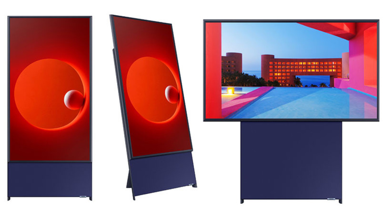 Samsung propose une télévision verticale, qui s’adapte au format téléphone