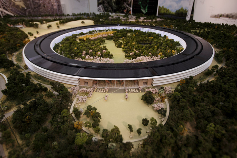 Apple dévoile la maquette de son campus « spaceship » ou « le donut de l’espace »