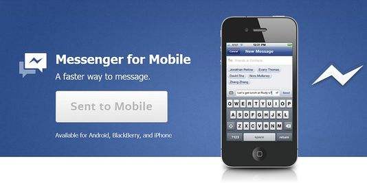 Un milliard d’utilisateurs pour l’application Messenger de Facebook