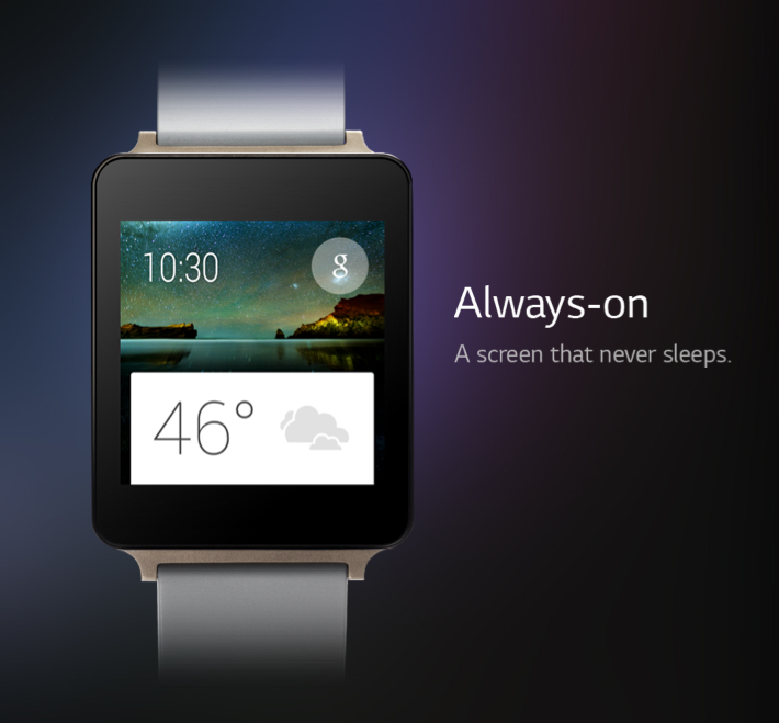 "G-Watch" : une montre connectée sur Android Wear
