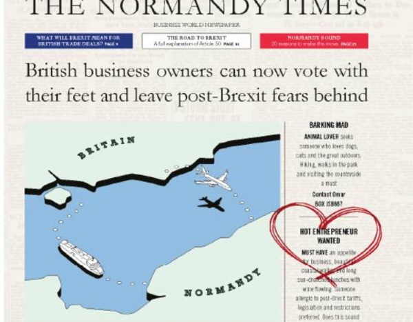 Londres : Une pub Normande qui parle Brexit censurée par le métro