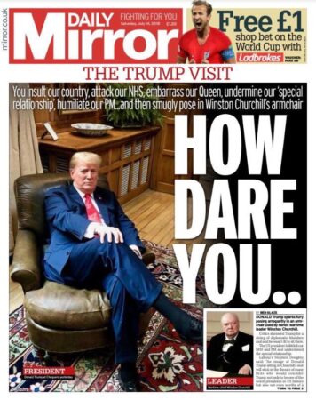 Quand Donald Trump vexe les Anglais