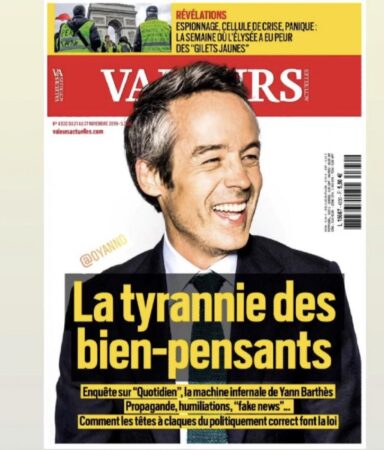 Attaqué par Valeurs Actuelles, Quotidien diffuse gratuitement le magazine