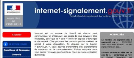 En 2013, la plateforme Pharos a reçu plus de 129 000 signalements de contenus illégaux