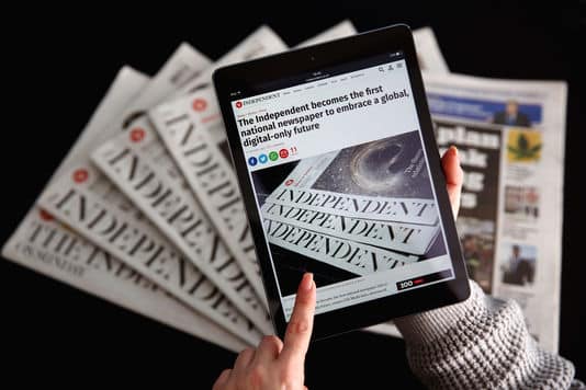 «The Independent», la fin du papier