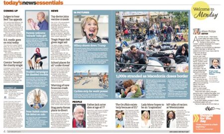 Vent contraire dans la presse british