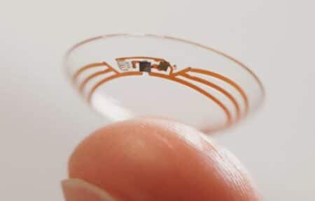 Google brevette une lentille connectée