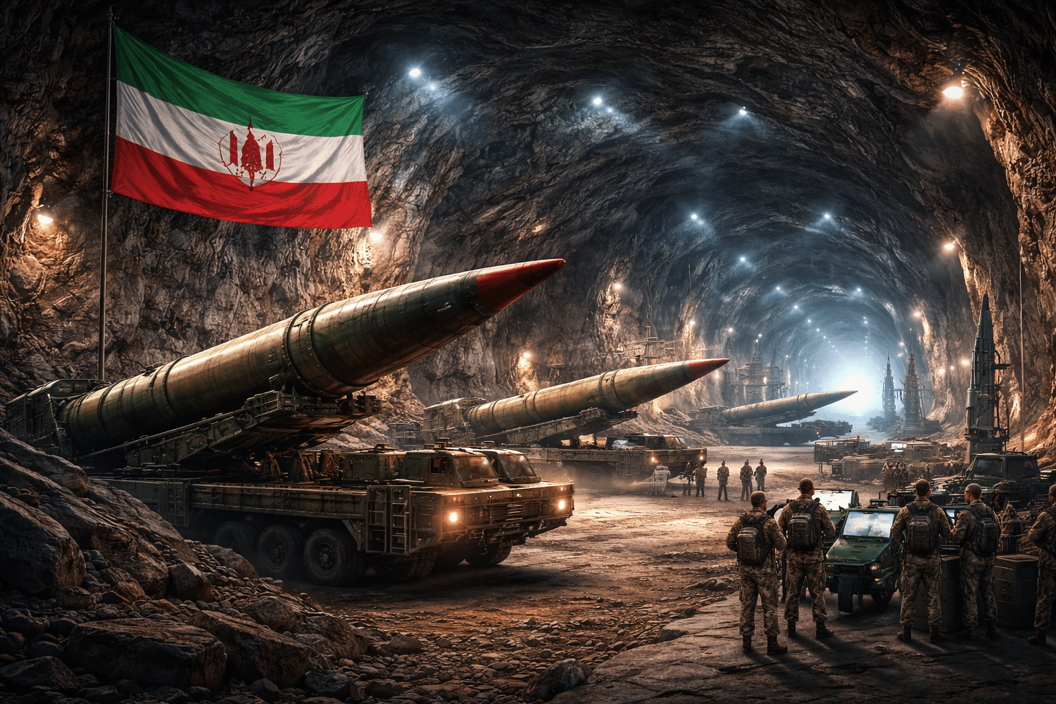 Base De Missiles Souterraine Iranienne