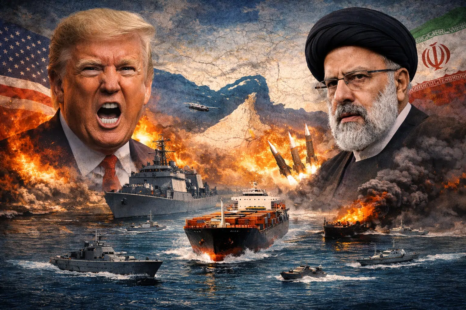 Conflit En Mer Trump Et Raisi