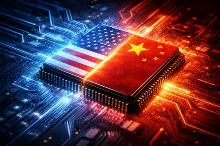 Guerre Technologique Sur Un Microprocesseur