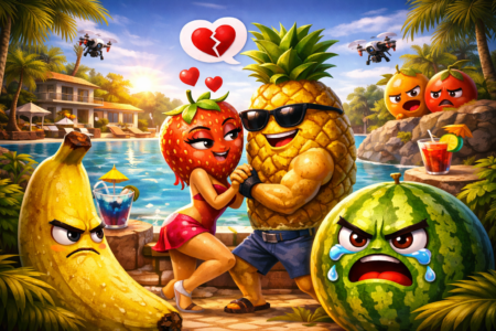 La Fête Tropicale Des Fruits En Folie