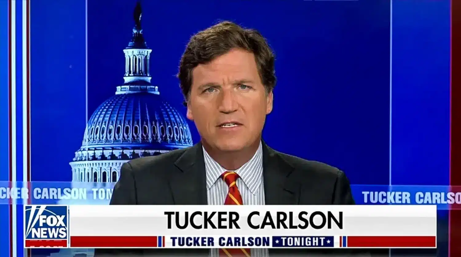 Fox News Tucker Carlson Screenshot