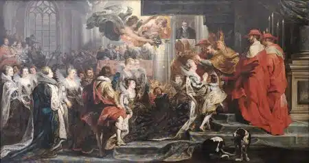 F4524 Louvre Rubens Couronnement De Marie De Medicis Rwk